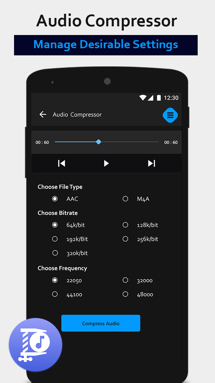 اسکرین شات 3 برنامه Video compressor: MP3 convert