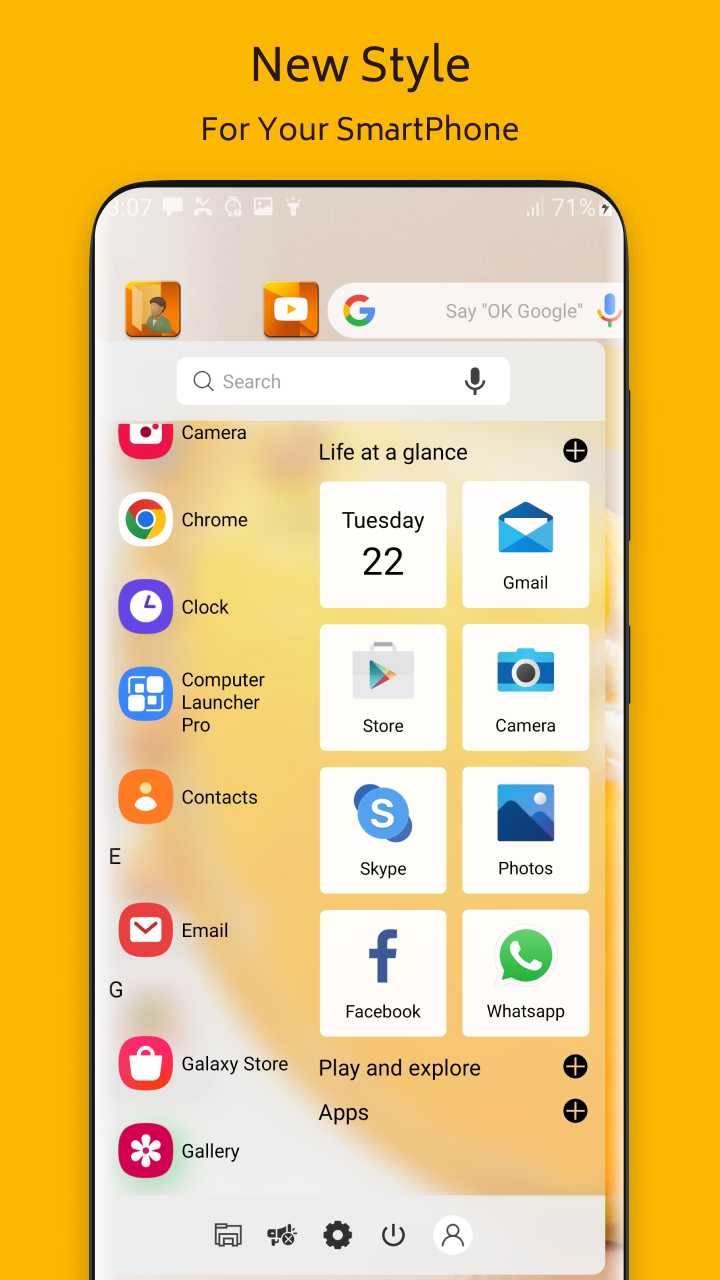 اسکرین شات 3 برنامه Orange Theme for  Launcher