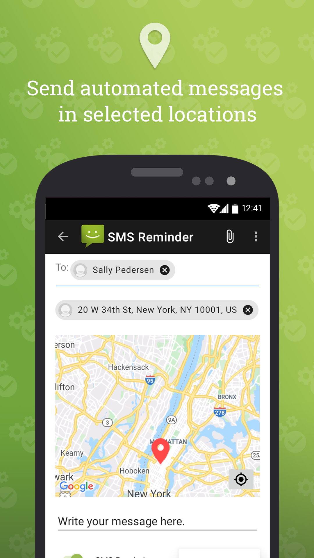 اسکرین شات 4 برنامه The Text Messenger App
