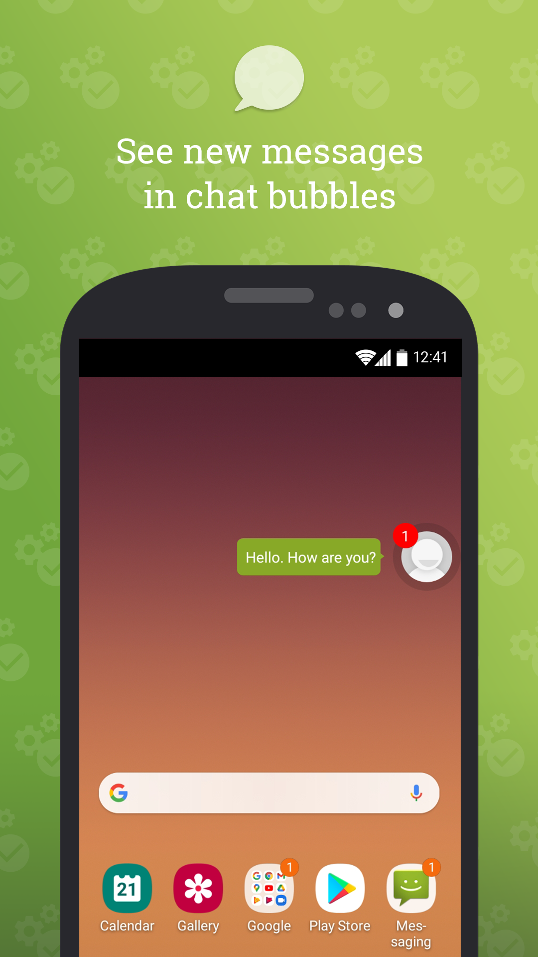اسکرین شات 5 برنامه The Text Messenger App