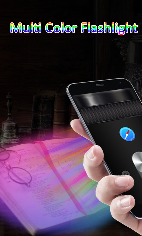 اسکرین شات 4 برنامه Flashlight : Flash On Call