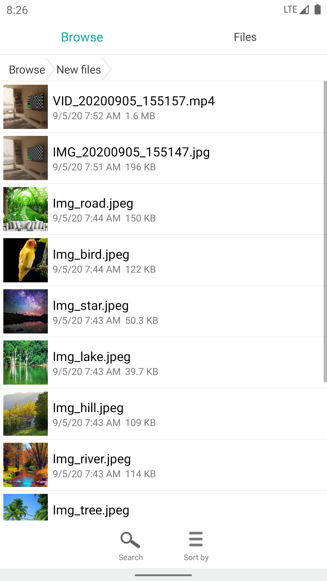 اسکرین شات برنامه Files - File Manager 3