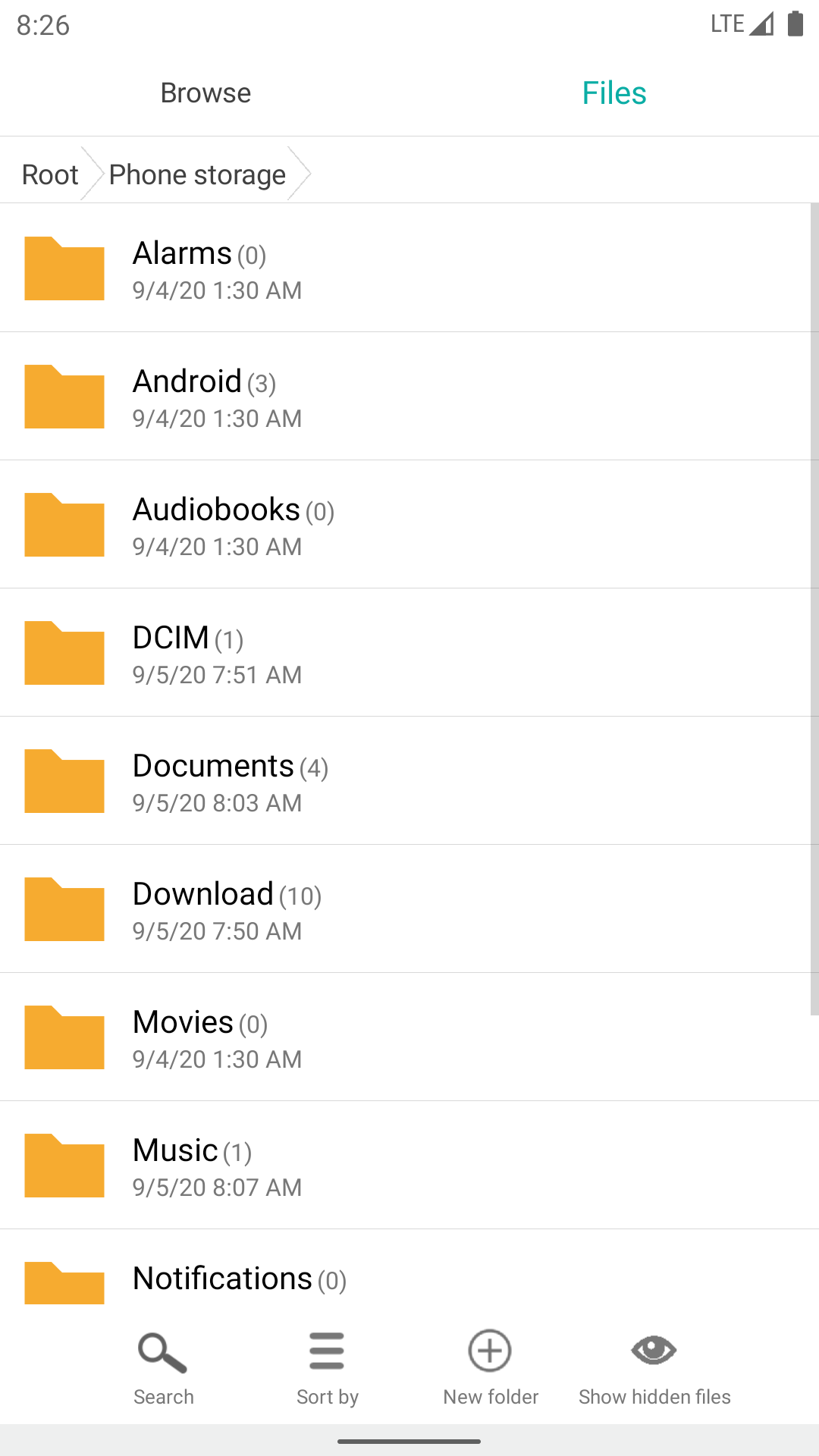 اسکرین شات برنامه Files - File Manager 5