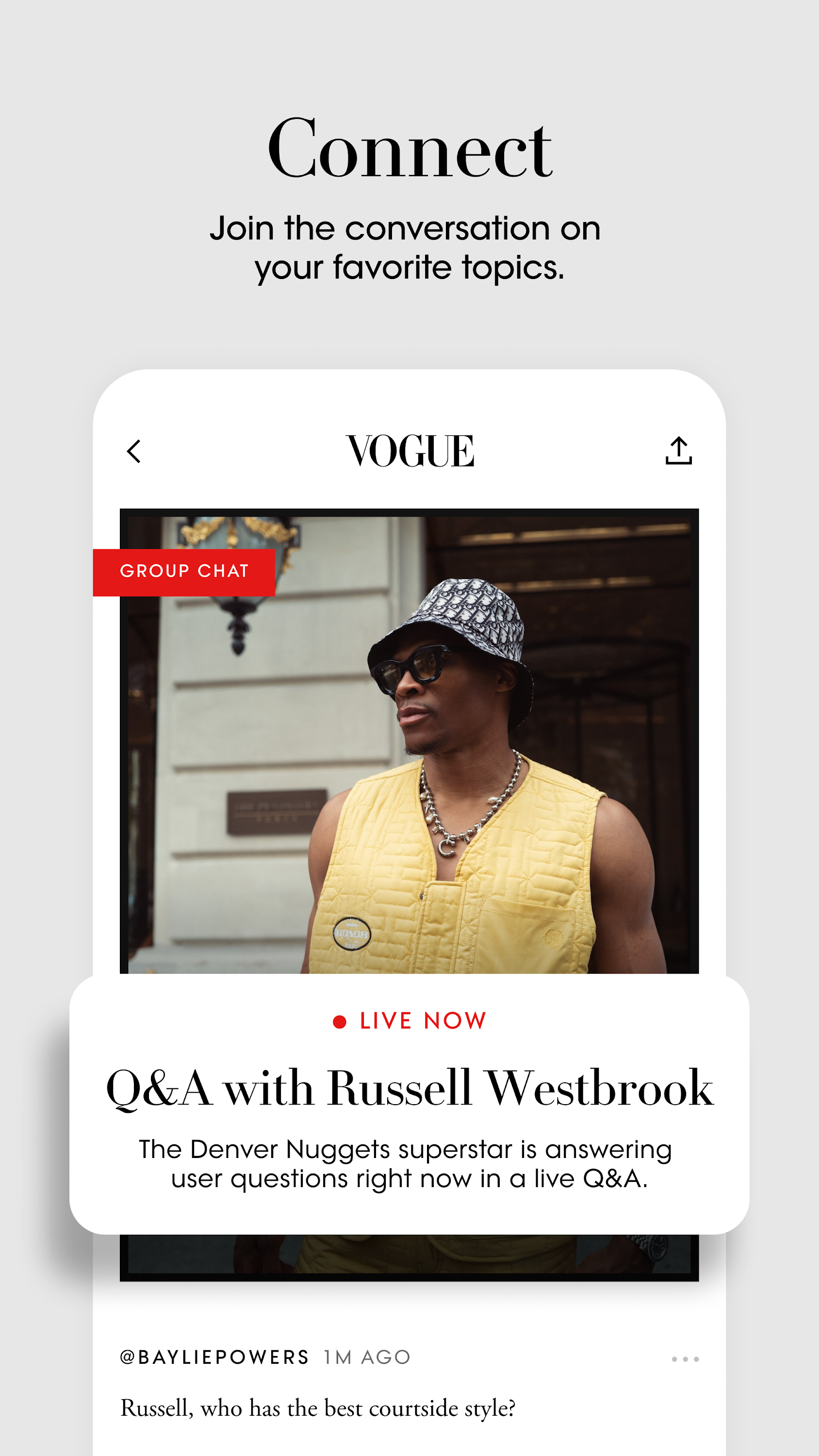 اسکرین شات 2 برنامه Vogue