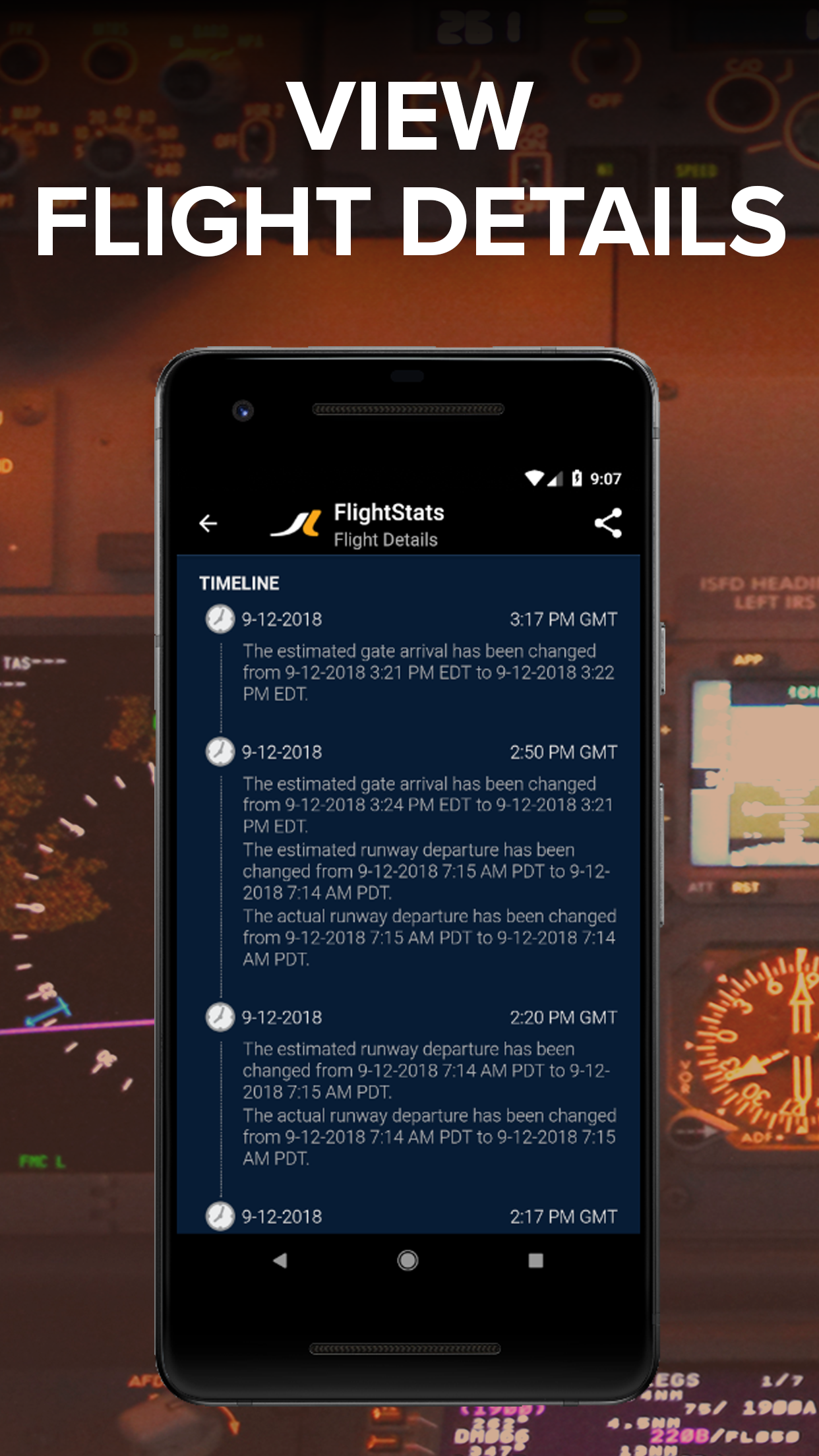 اسکرین شات 4 برنامه FlightStats
