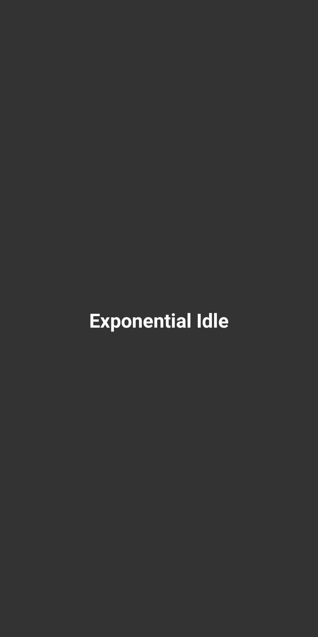 اسکرین شات 1 بازی Exponential Idle