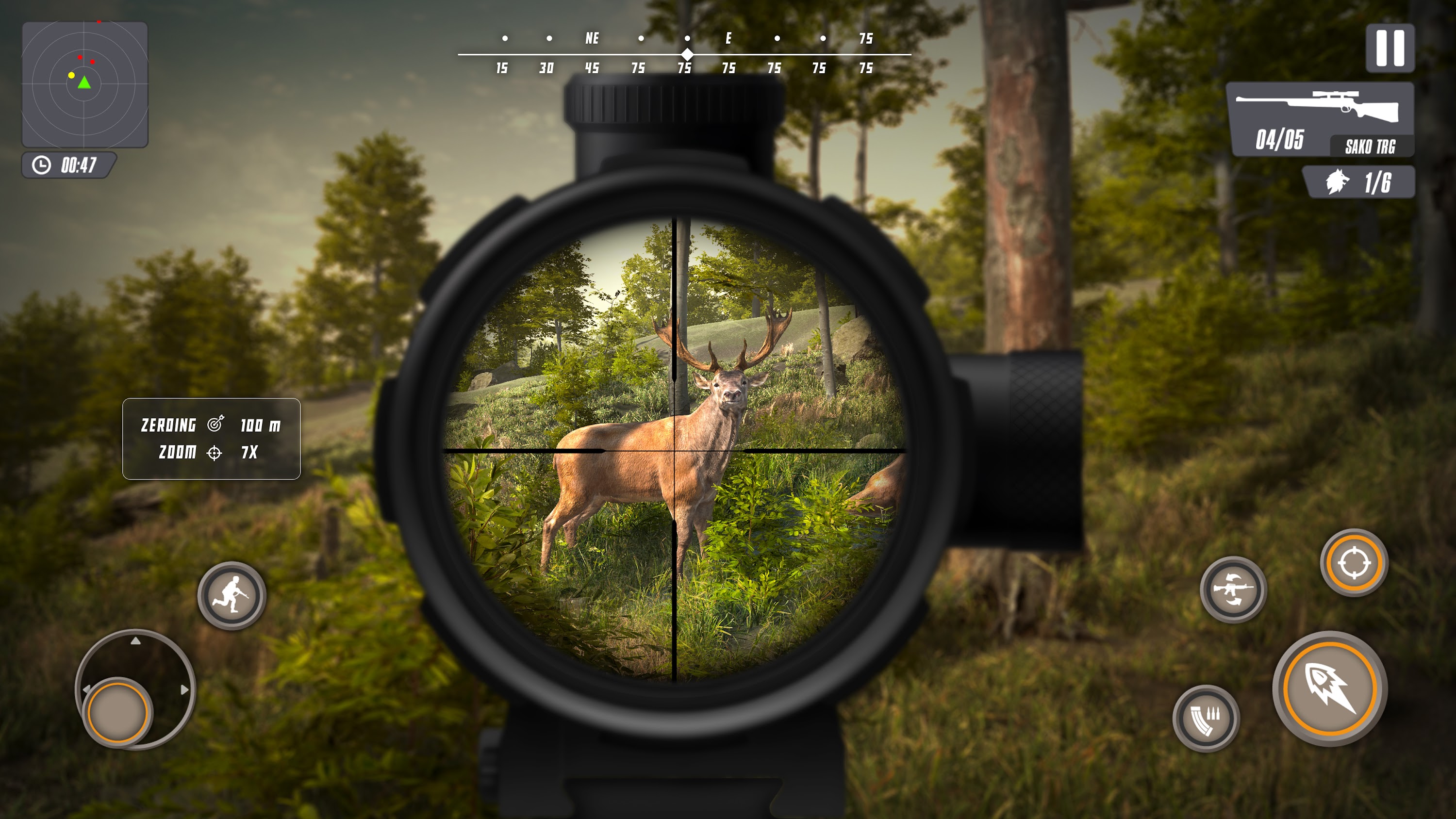اسکرین شات 1 بازی The Hunter - Deer hunting game
