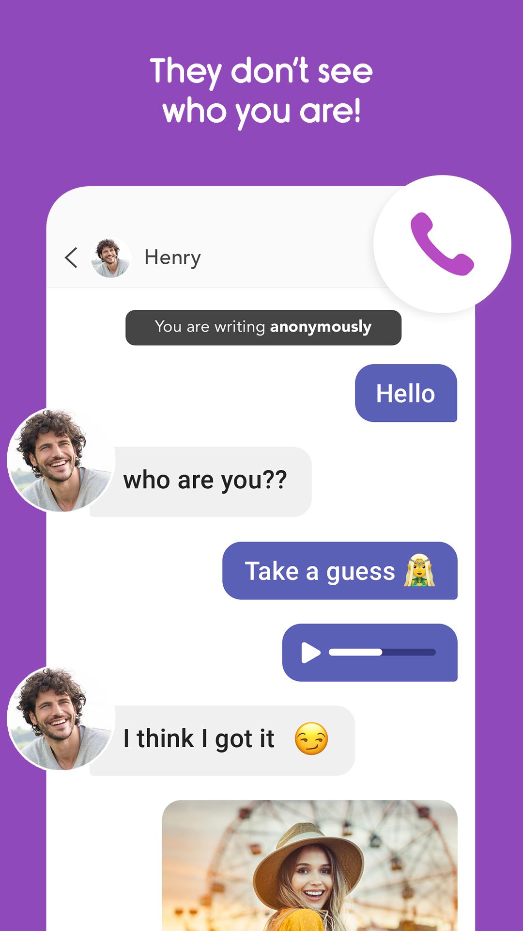 اسکرین شات 2 برنامه Connected2.me Chat Anonymously