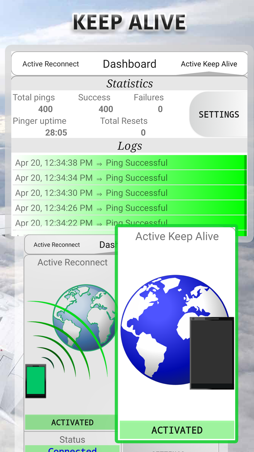اسکرین شات 3 برنامه Connection Stabilizer Booster