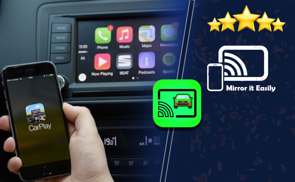 اسکرین شات 1 برنامه Mirror Link Phone to car