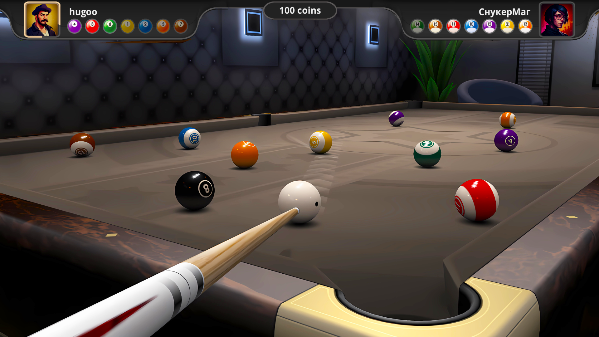 اسکرین شات 1 بازی Billiards - 8 Ball Pool