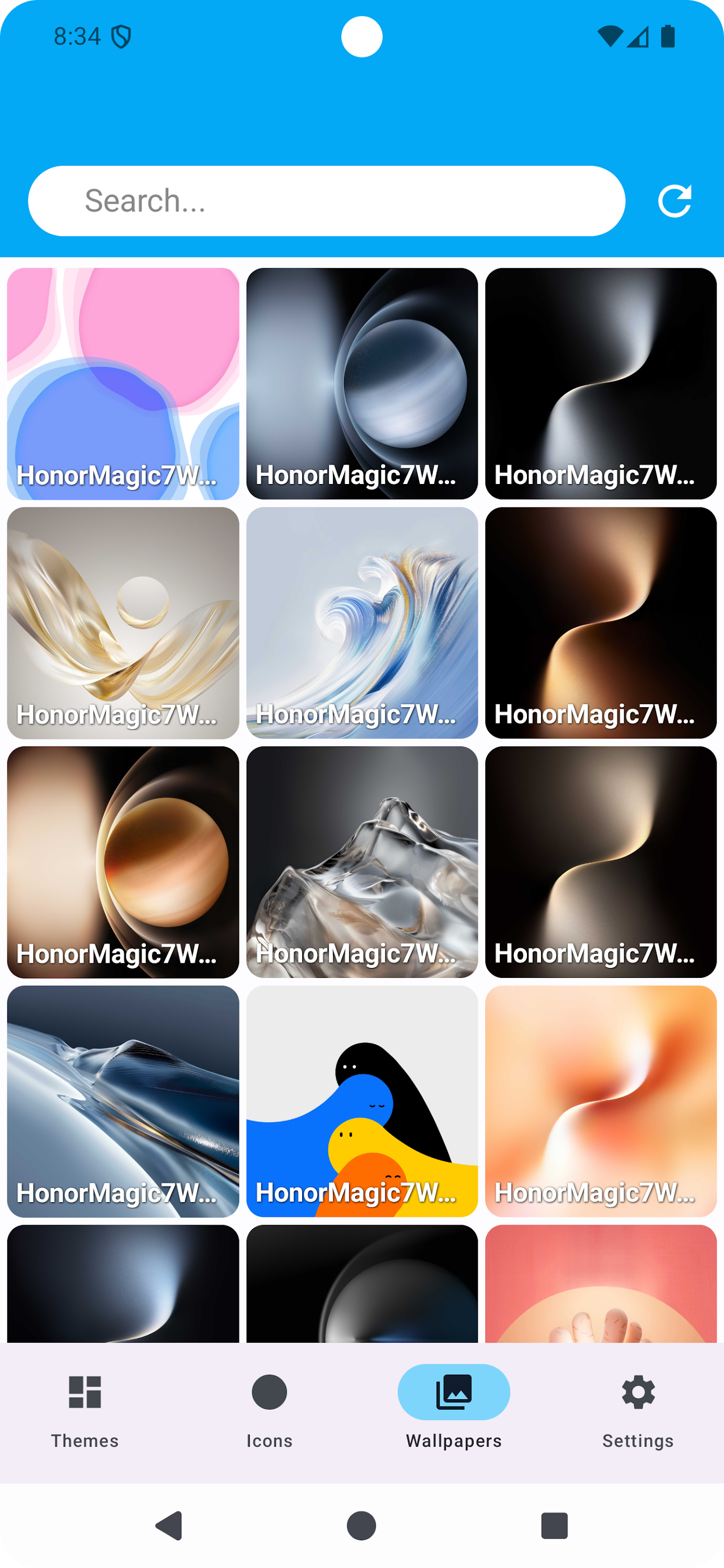 اسکرین شات 2 برنامه Themes for MagicOS & EMUI