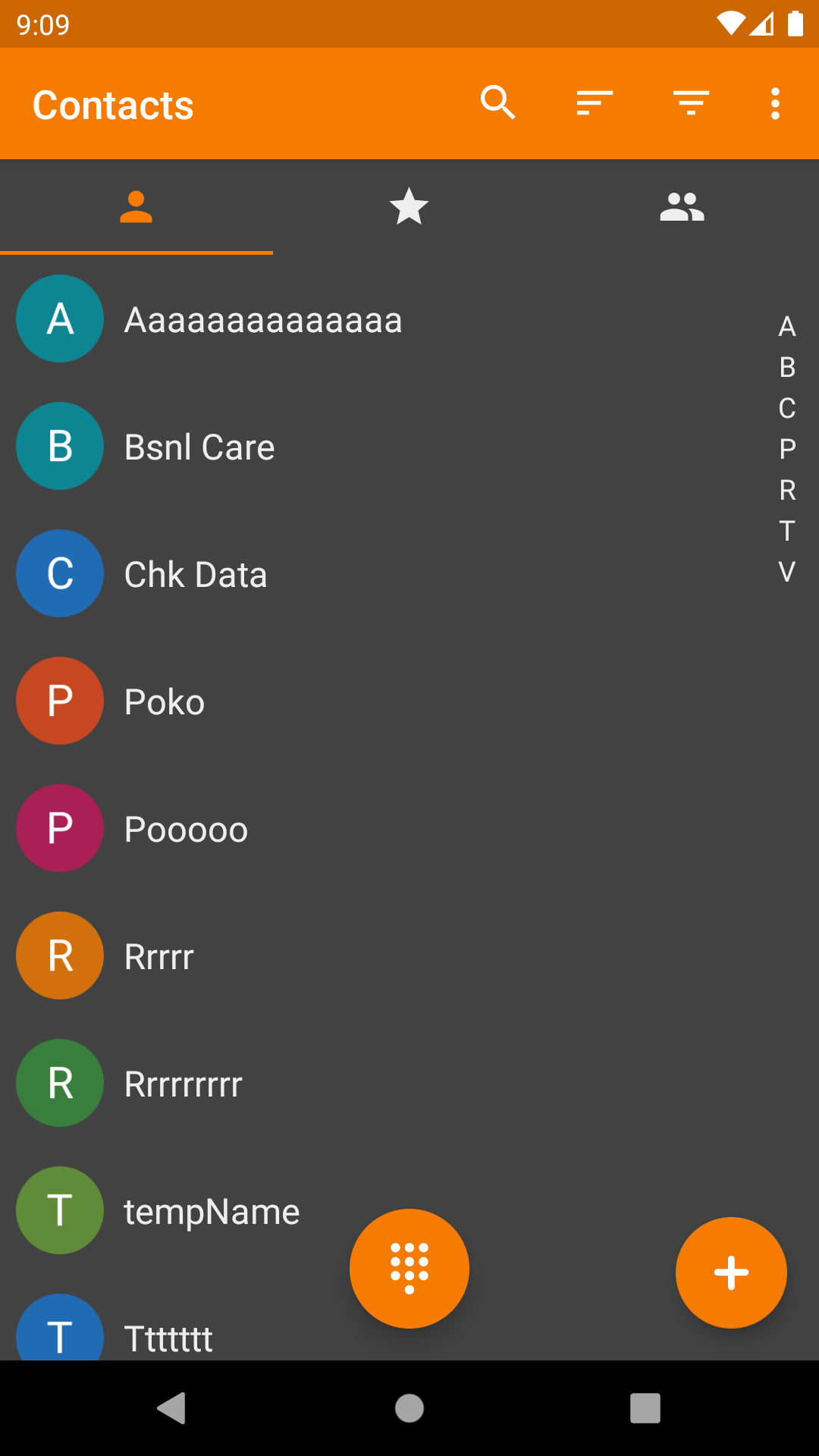 اسکرین شات 2 برنامه Phonebook- Manage your contact