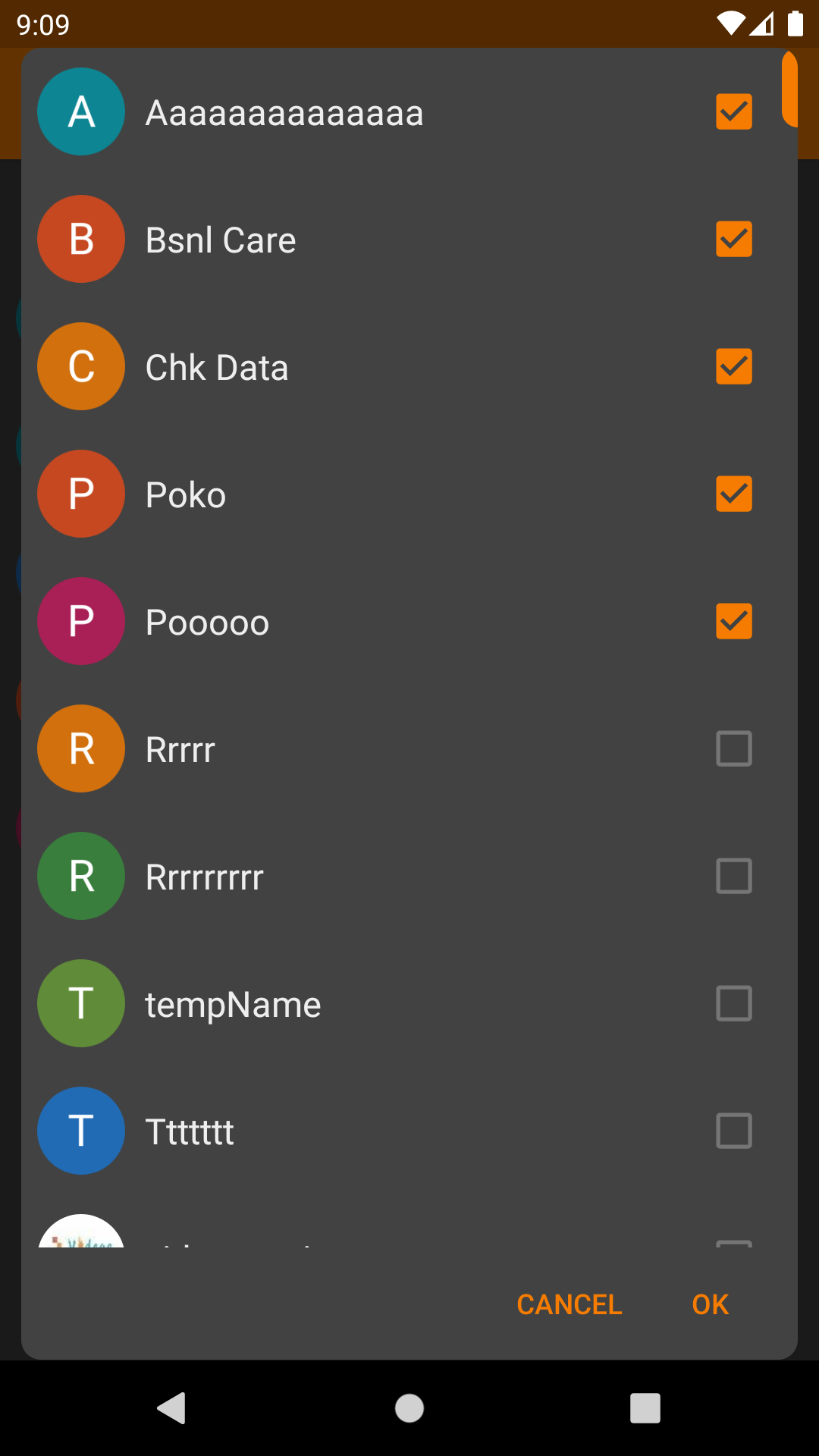 اسکرین شات 4 برنامه Phonebook- Manage your contact