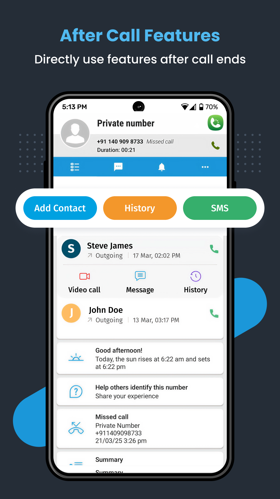 اسکرین شات 3 برنامه Contacts