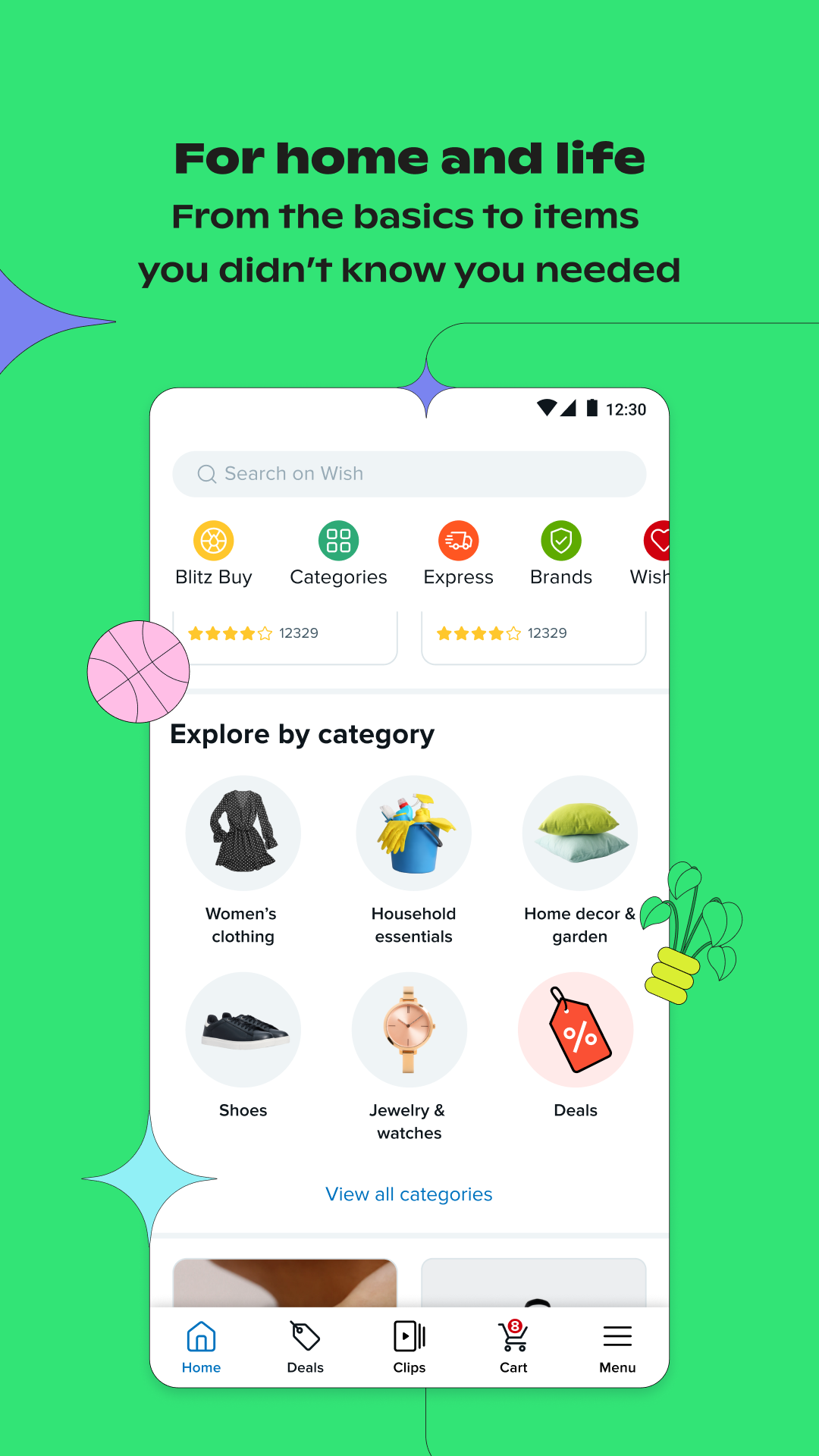 اسکرین شات 2 برنامه Wish: Shop and Save
