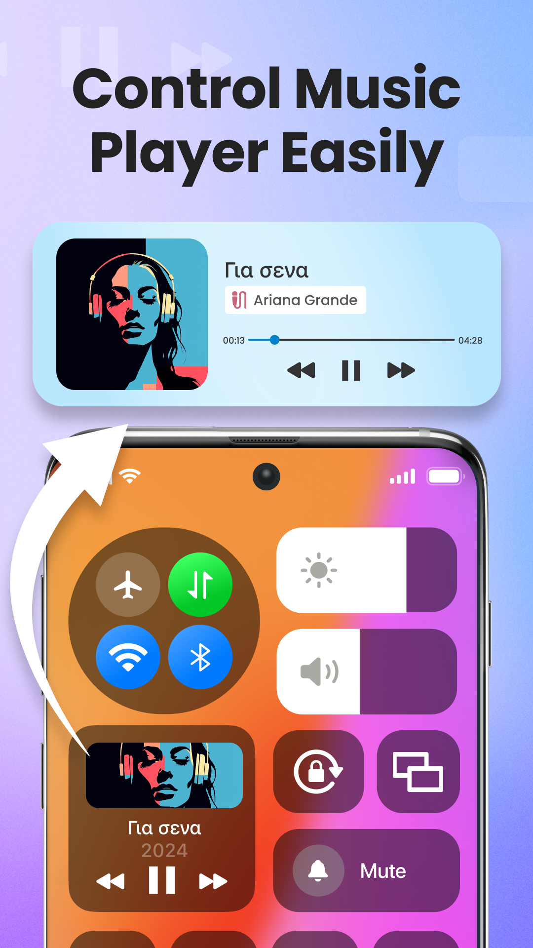 اسکرین شات 2 برنامه Control Center - Panel Plus