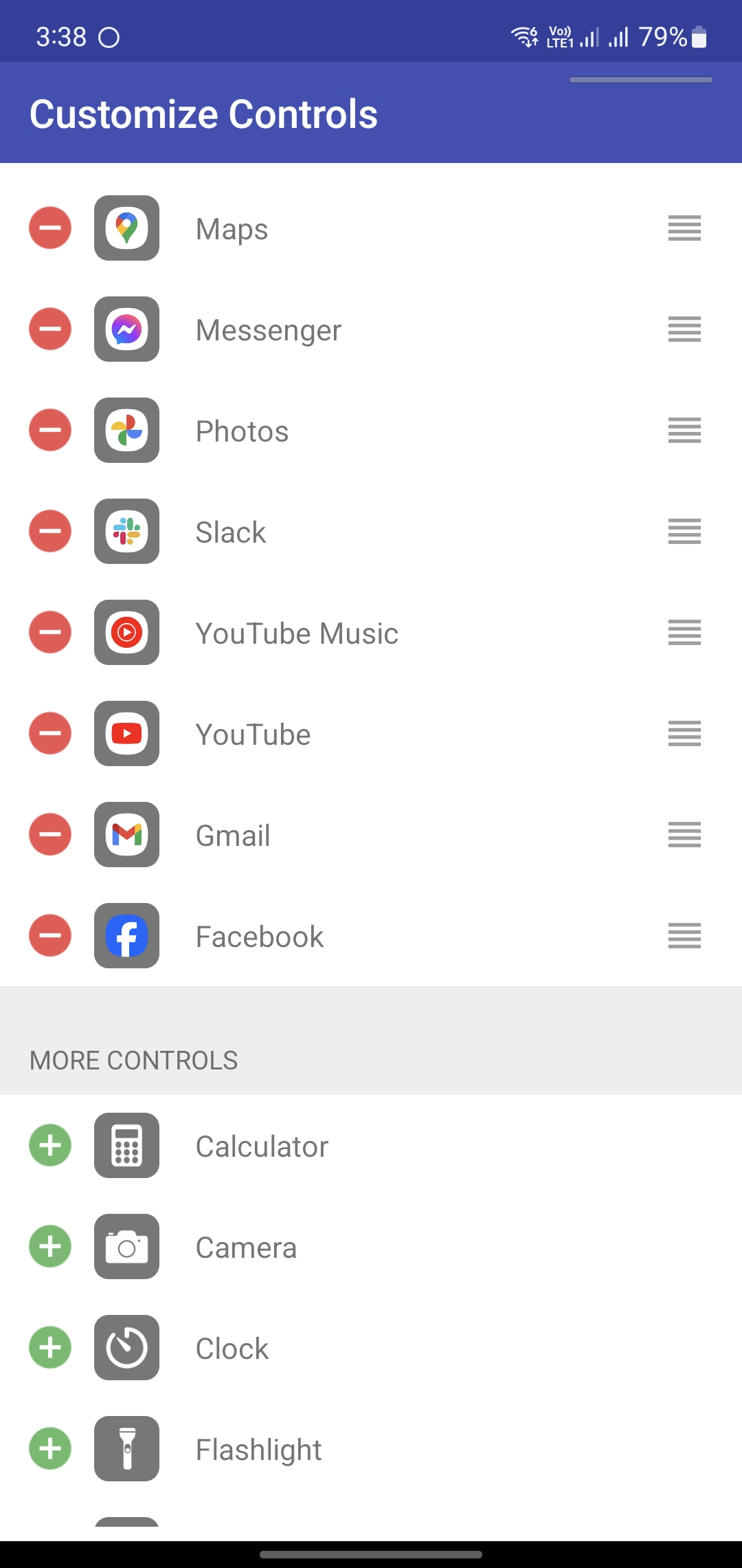 اسکرین شات 1 برنامه Control Center Simple