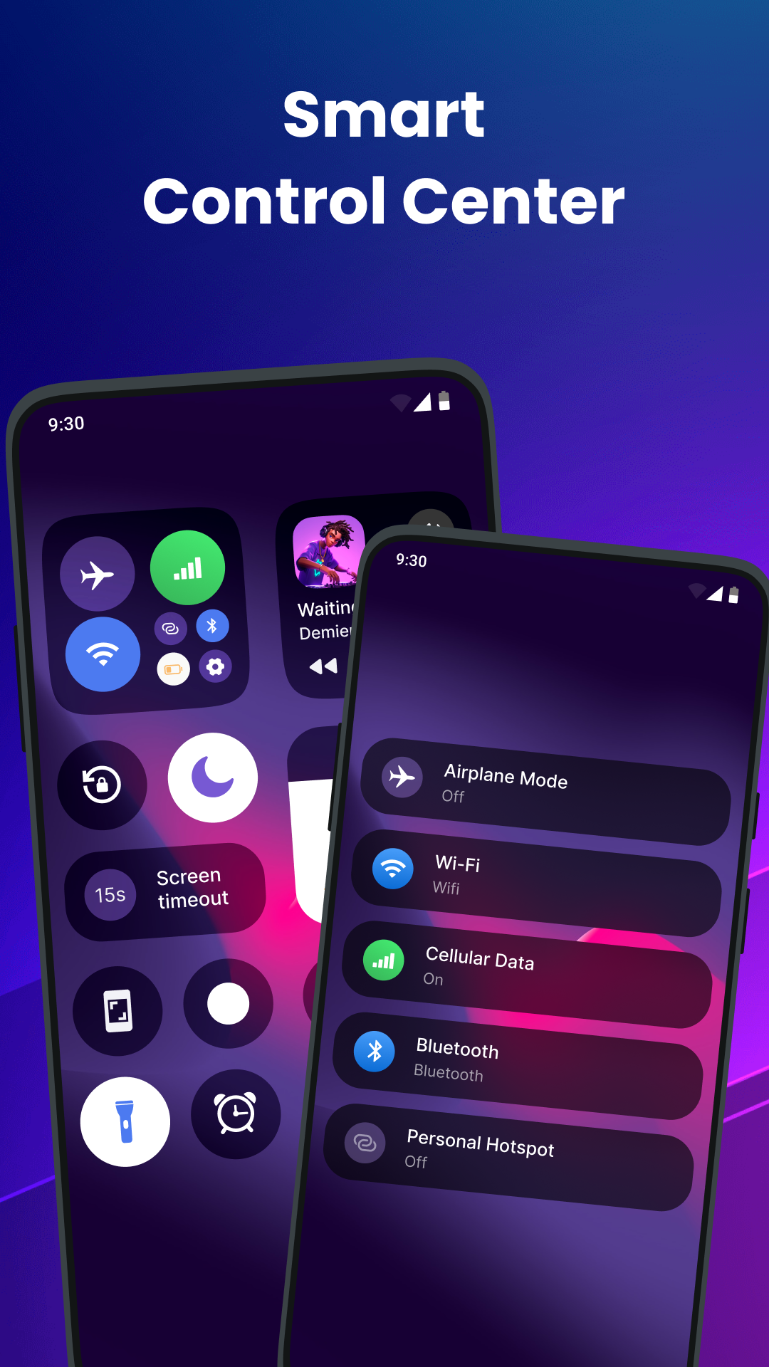 اسکرین شات 2 برنامه All Control - Smart Center