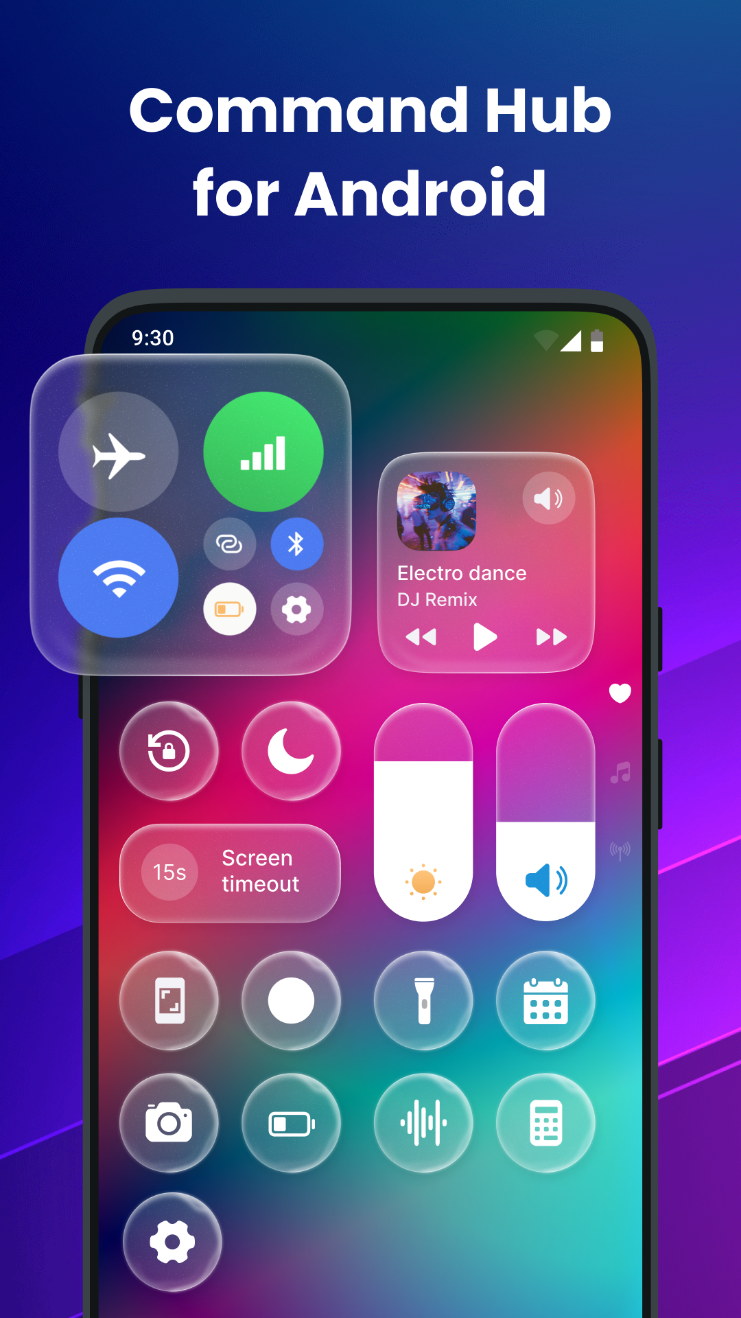 اسکرین شات 1 برنامه All Control - Smart Center