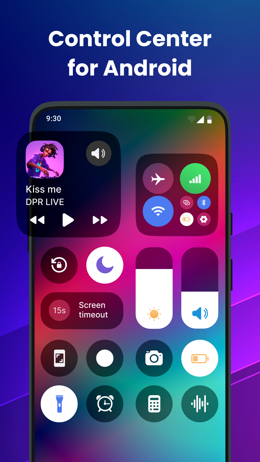 اسکرین شات 1 برنامه All Control - Smart Center