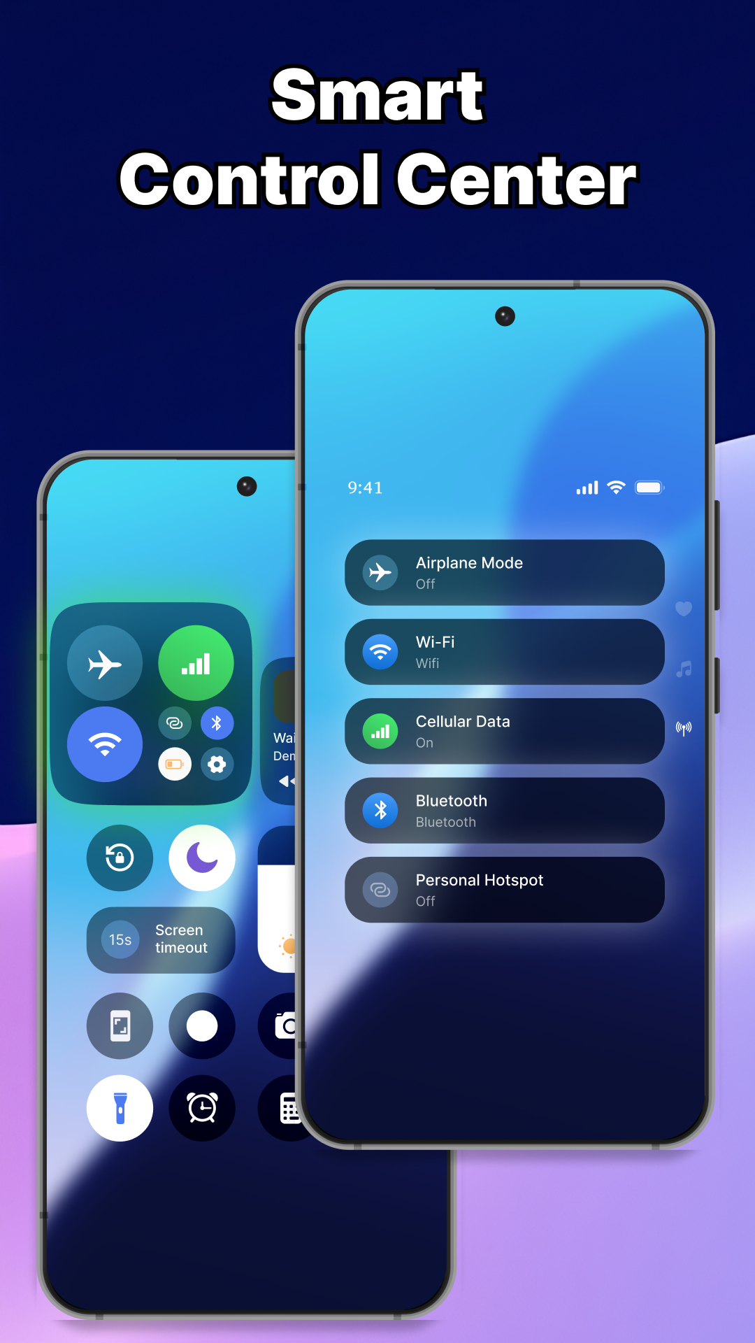 اسکرین شات 2 برنامه Control Center - Control Quick
