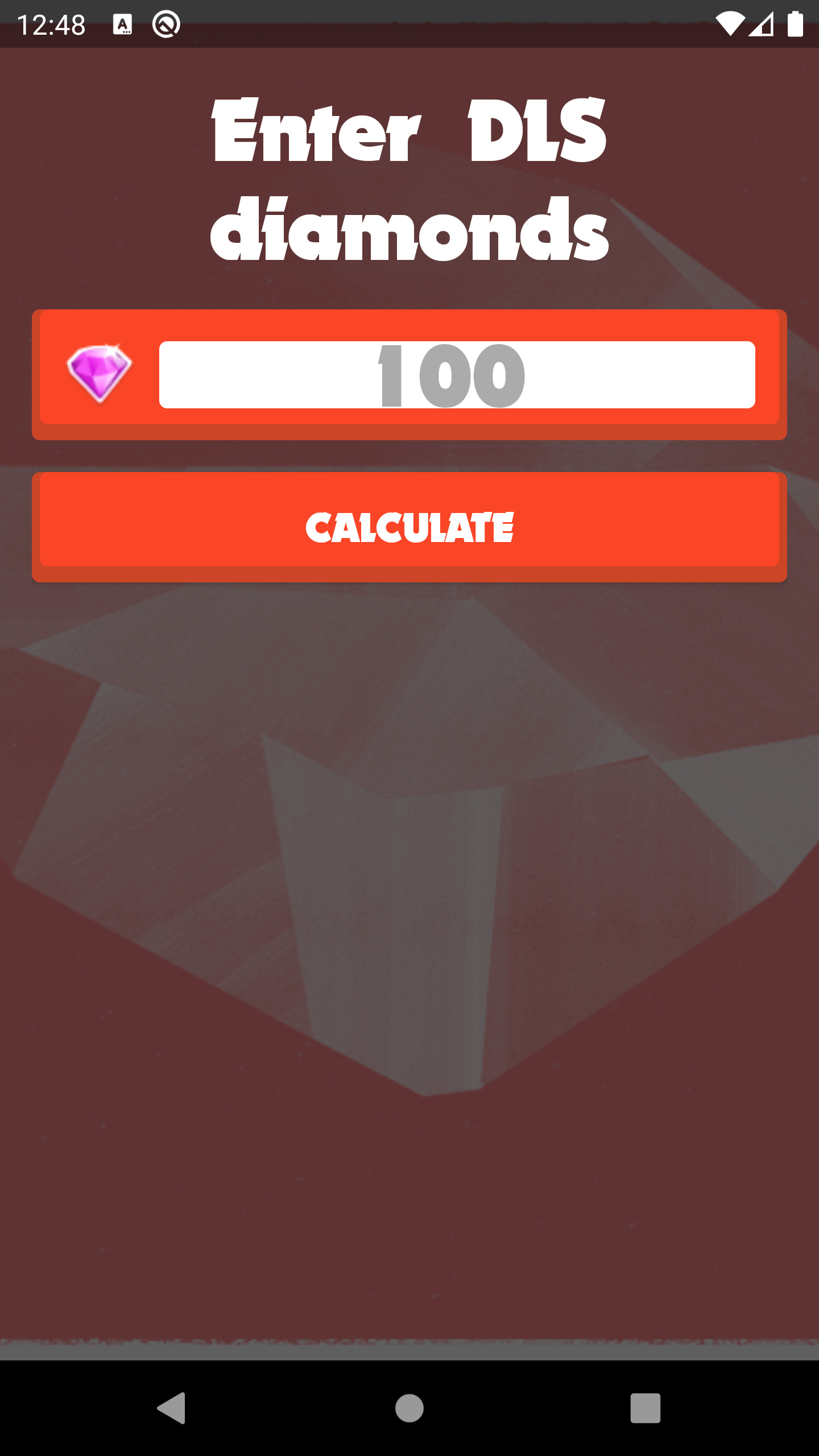اسکرین شات 3 برنامه Diamonds League Soccer Calc