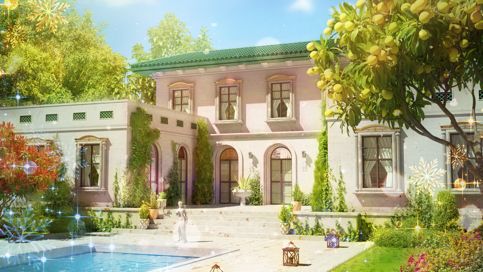 اسکرین شات 3 بازی My Home Design : Garden Life