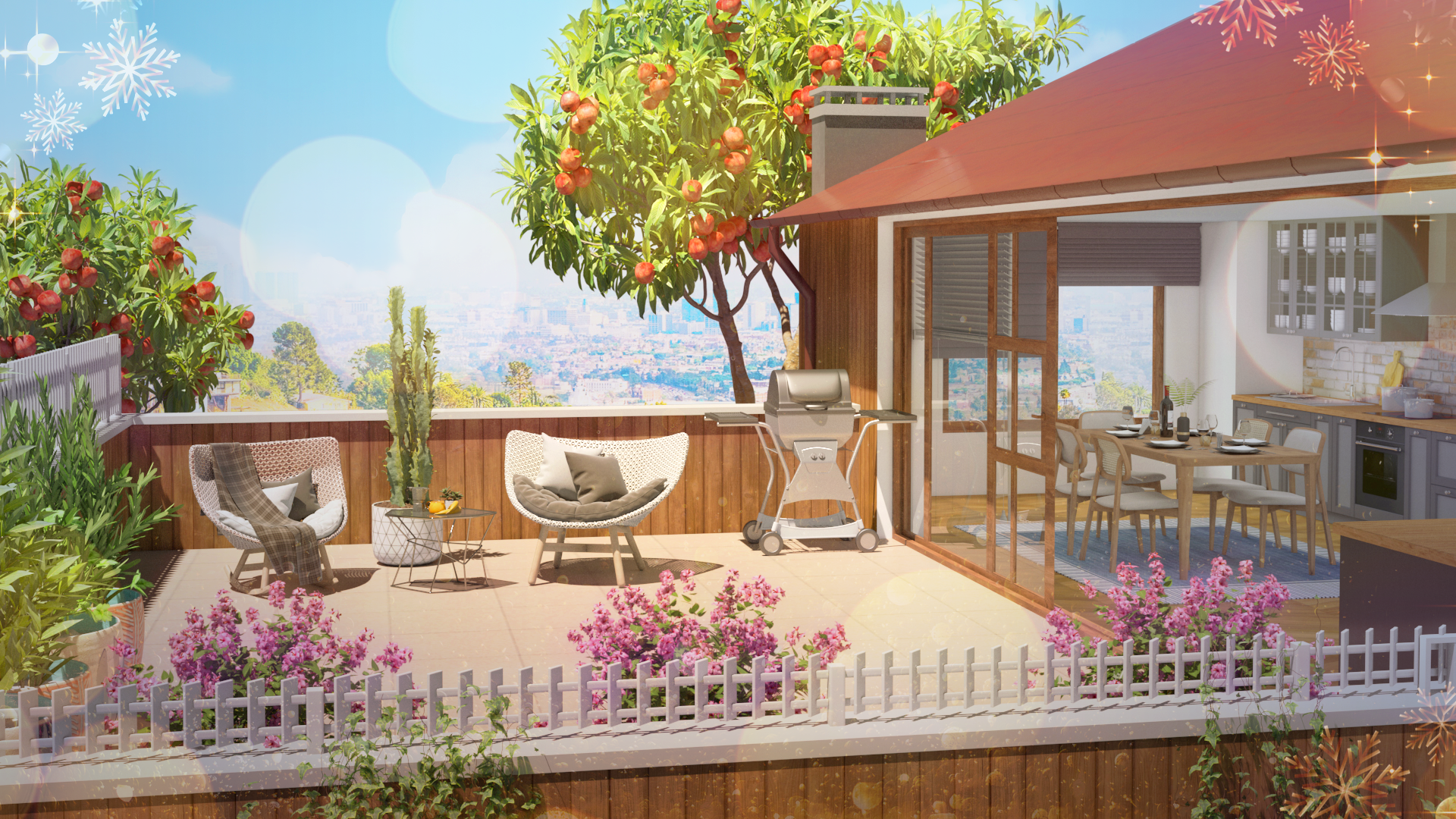 اسکرین شات 5 بازی My Home Design : Garden Life