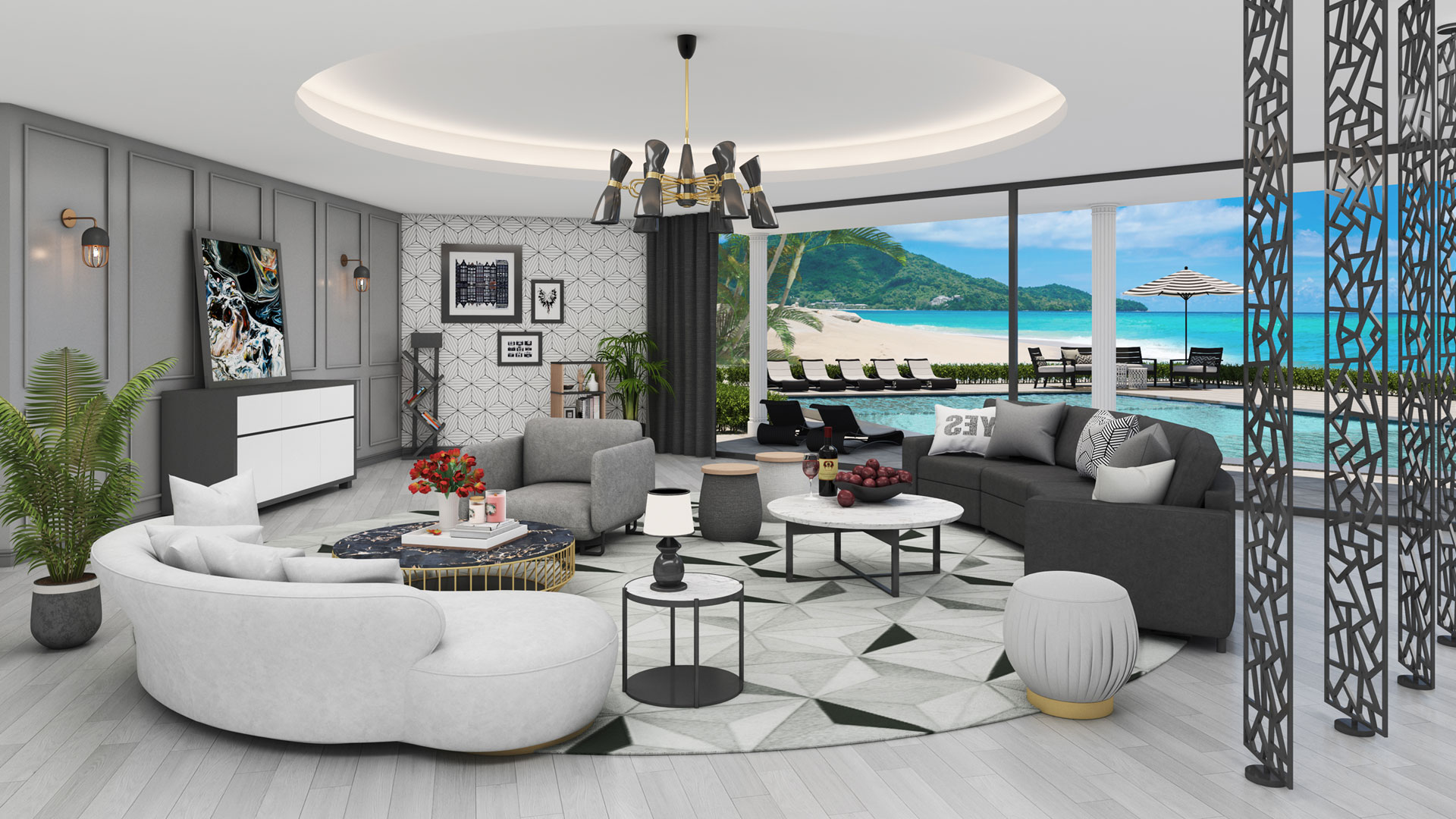 اسکرین شات 2 بازی Home Design : Waikiki Life