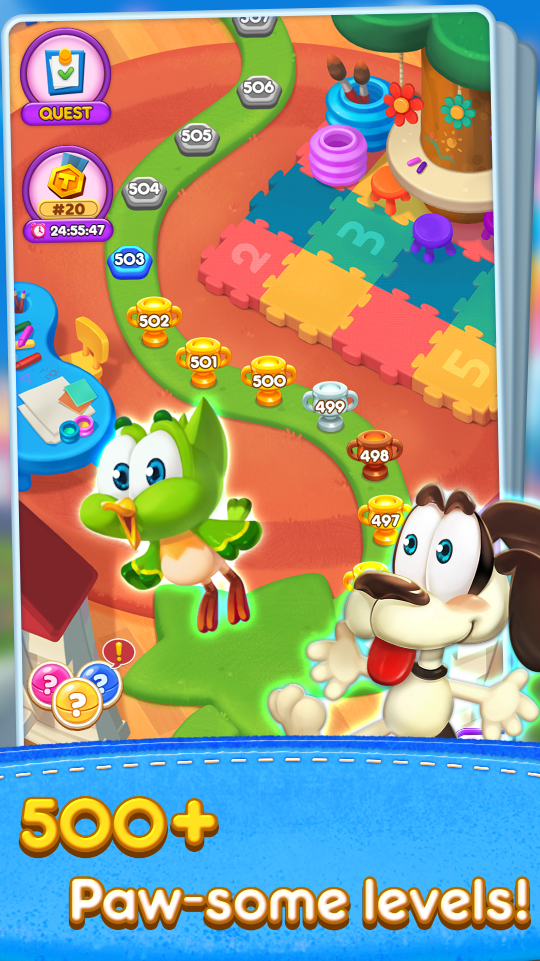 اسکرین شات 5 بازی Magic Cat Match