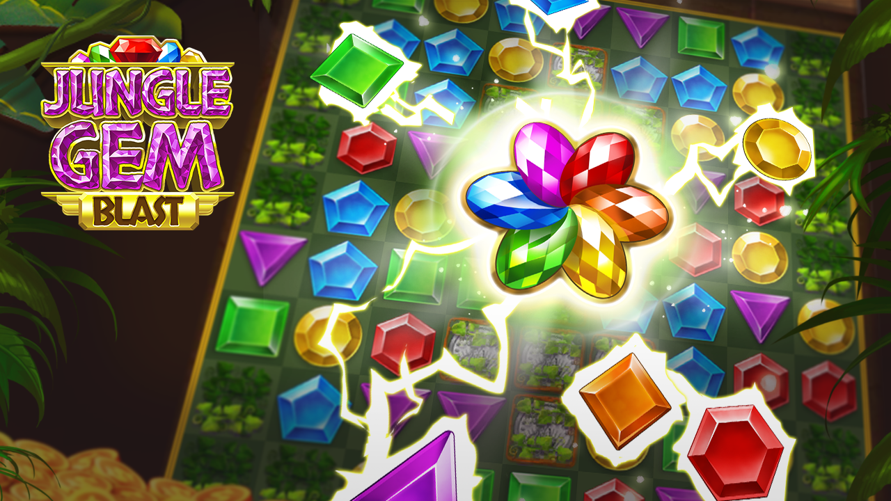 اسکرین شات 6 بازی Jungle Gem Blast: Wild Jewels
