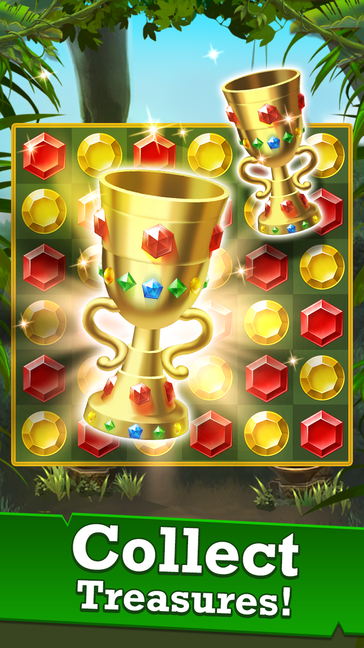 اسکرین شات 4 بازی Jungle Gem Blast: Wild Jewels