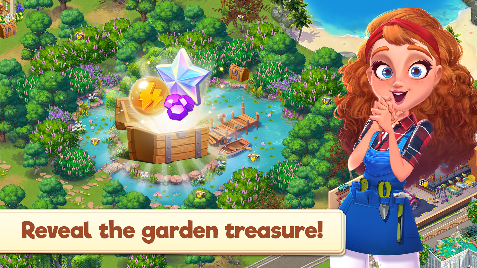 اسکرین شات 3 بازی Merge Manor : Sunny House