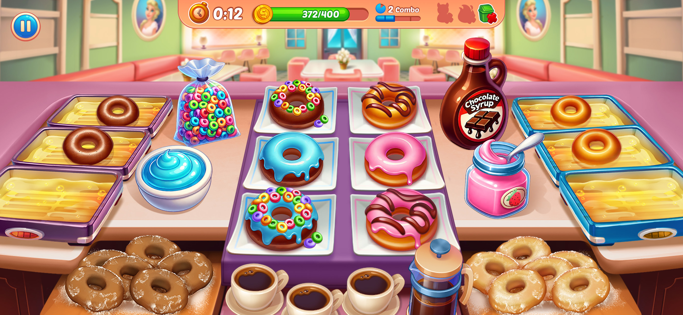 اسکرین شات 4 بازی Cooking Chaos - Cooking Games