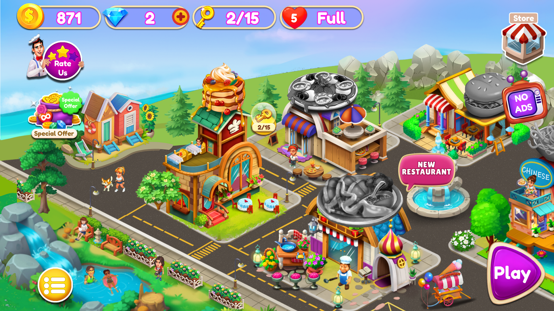 اسکرین شات 5 بازی Cooking Charm Restaurant Games