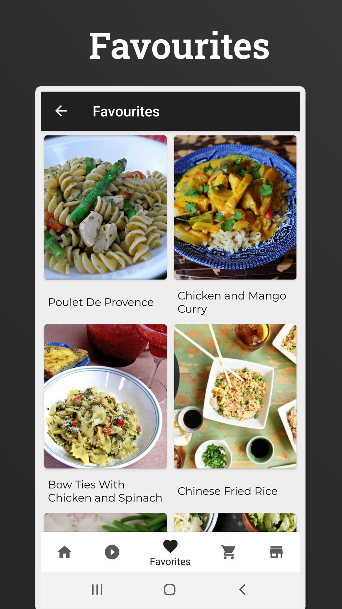 اسکرین شات 4 برنامه Chicken Recipes