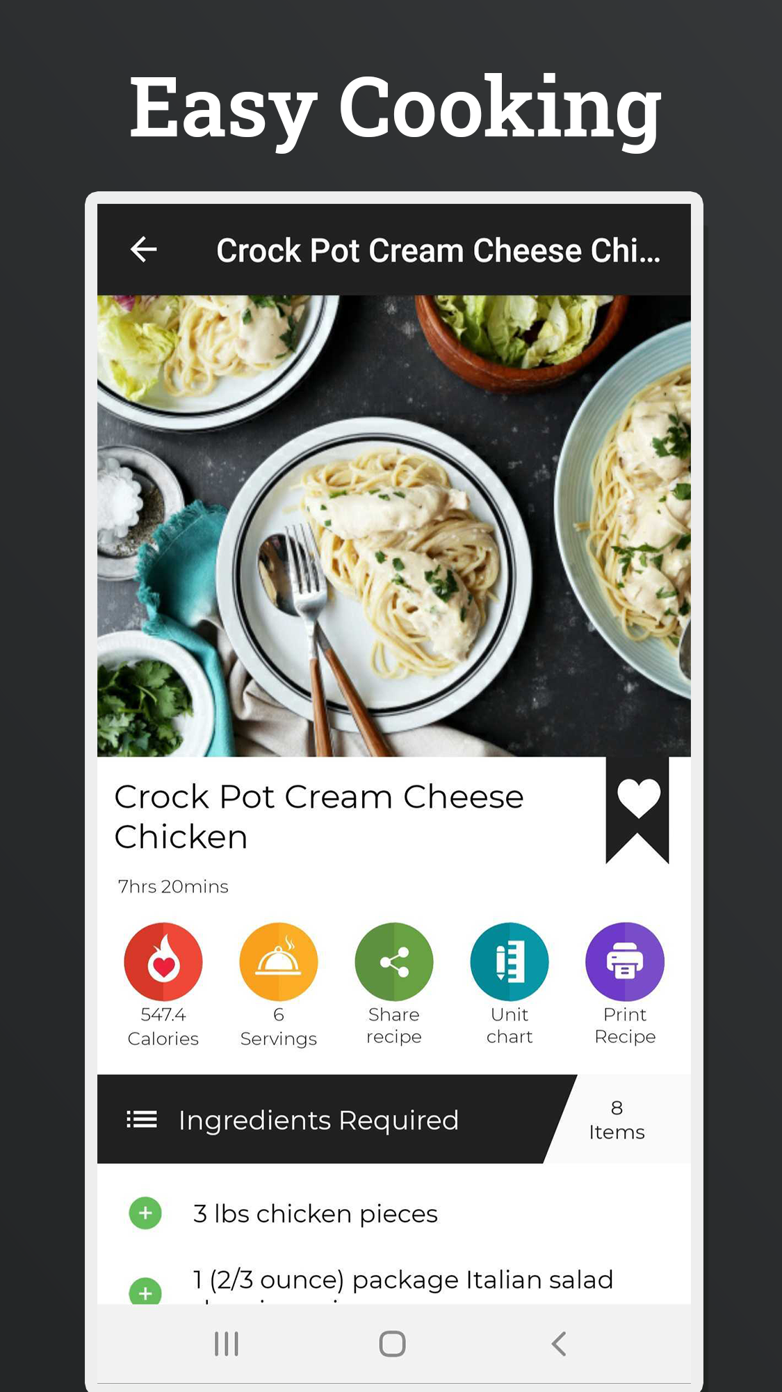 اسکرین شات 2 برنامه Chicken Recipes