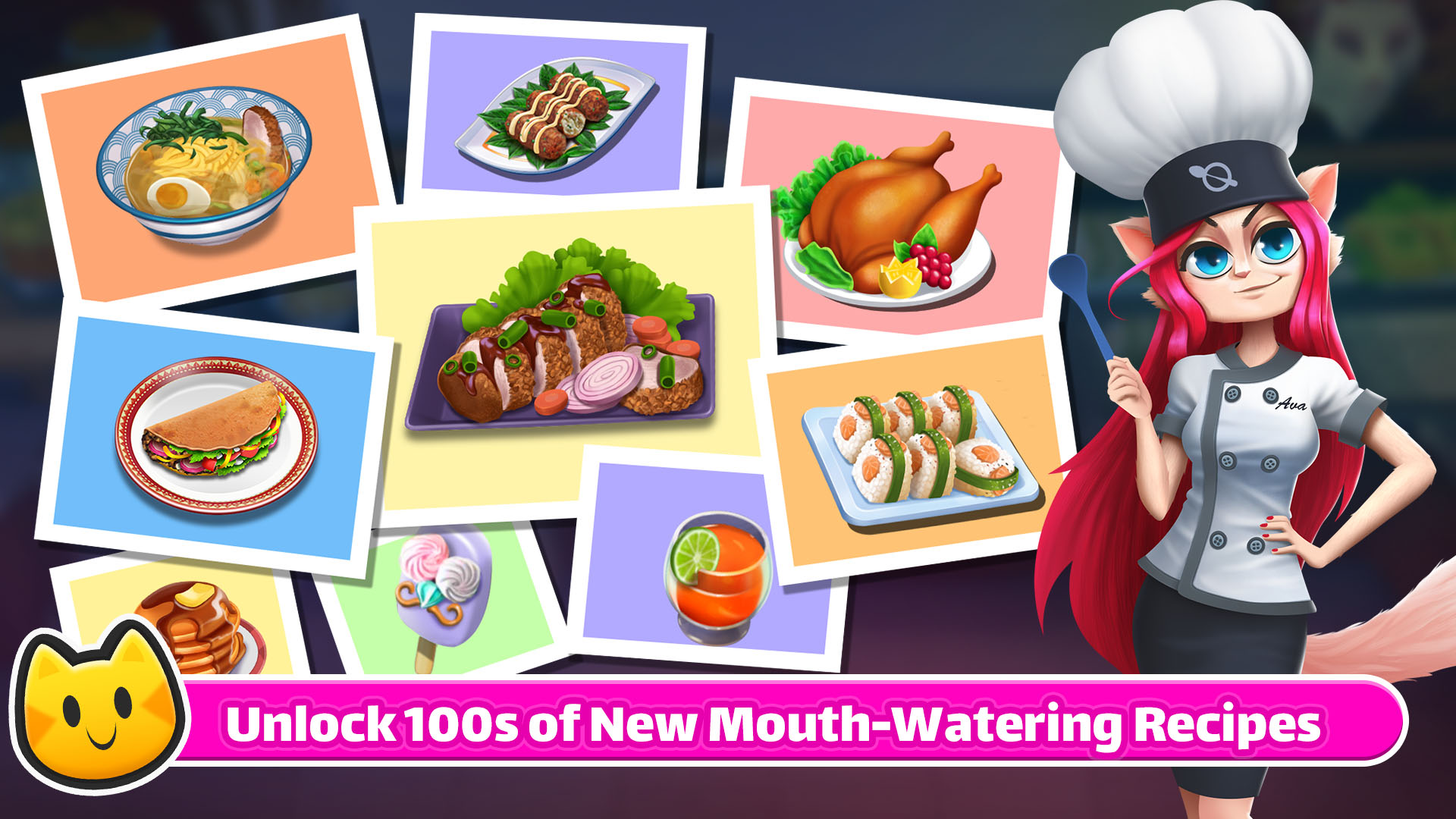 اسکرین شات 5 بازی Chef Cat Ava™ Cooking Mania