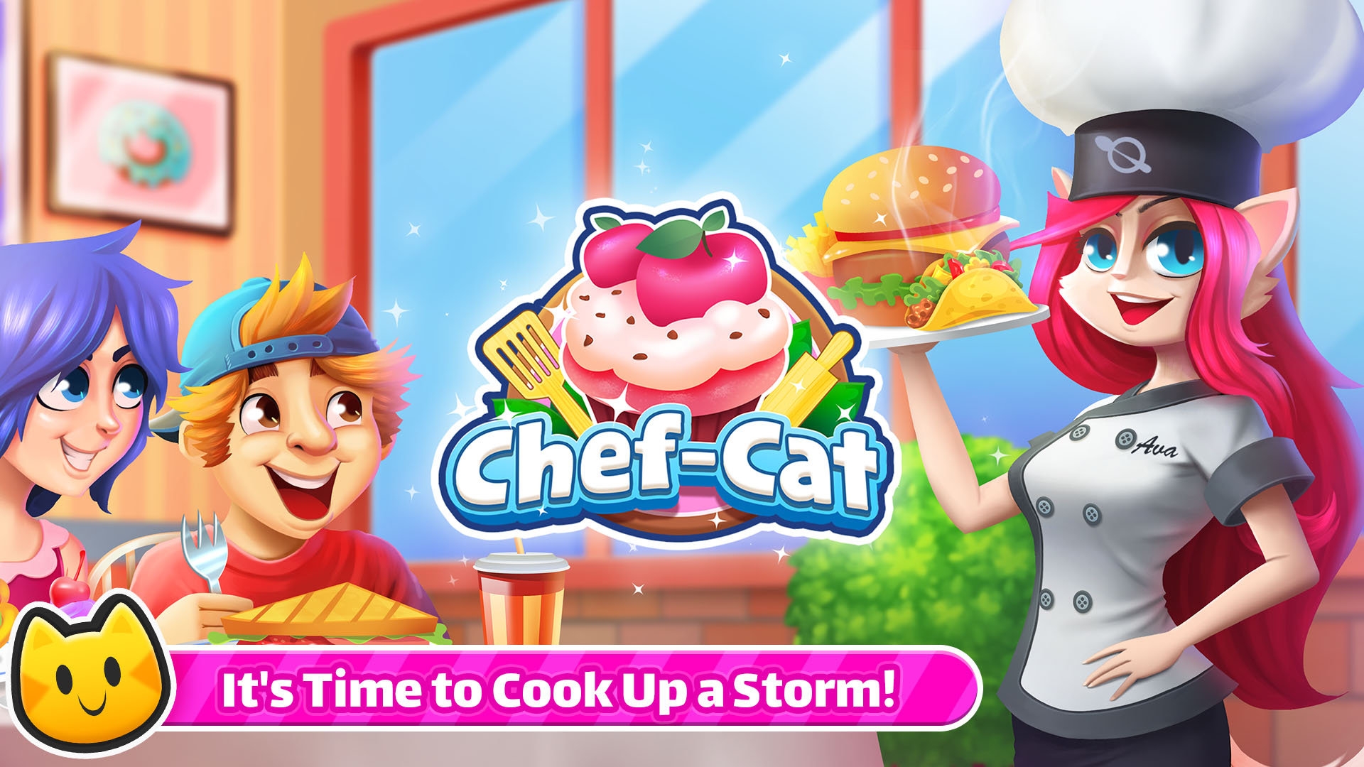 اسکرین شات 1 بازی Chef Cat Ava™ Cooking Mania