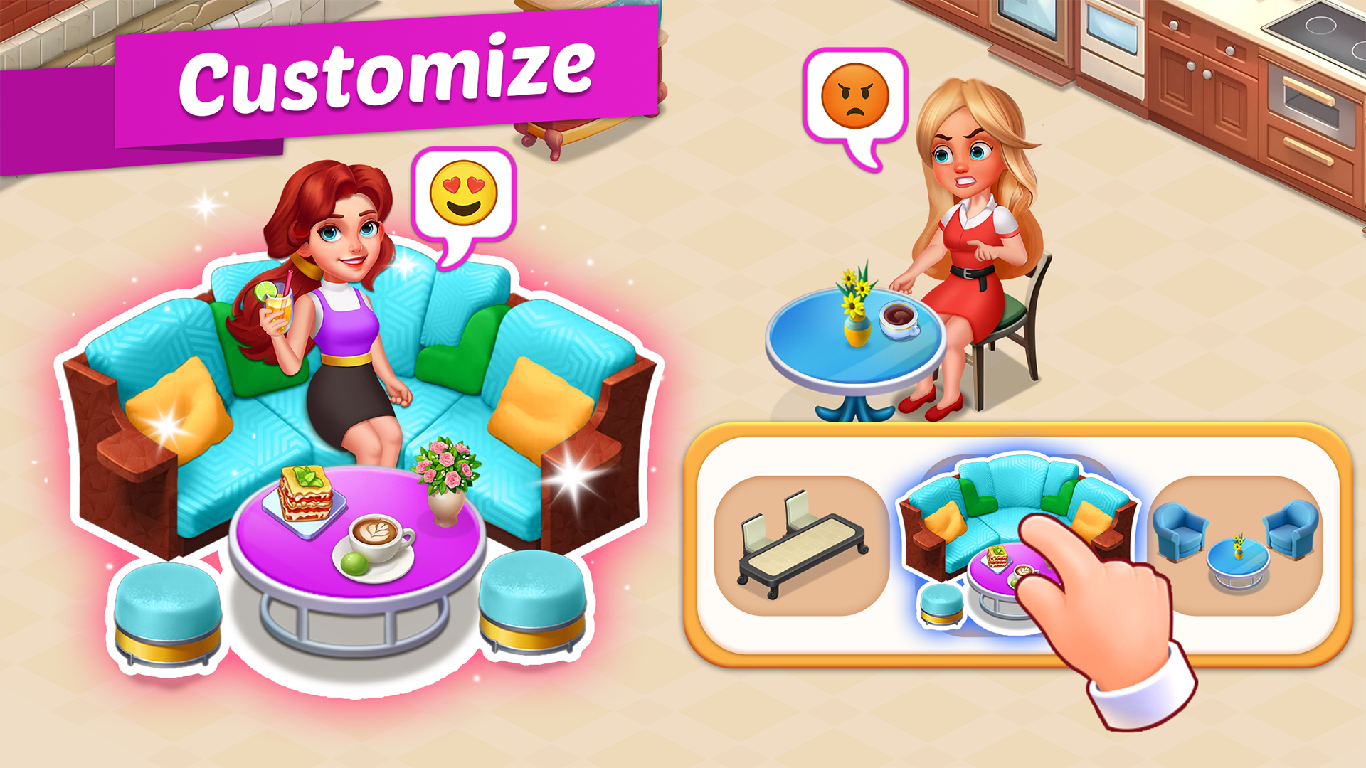اسکرین شات 8 بازی Happy Cooking: Restaurant Game