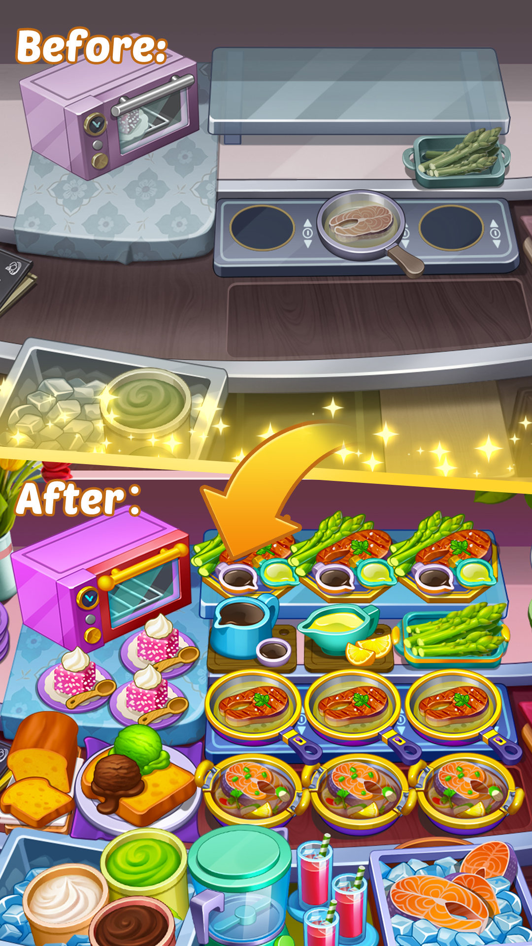 اسکرین شات 8 بازی Cooking World® Restaurant Game