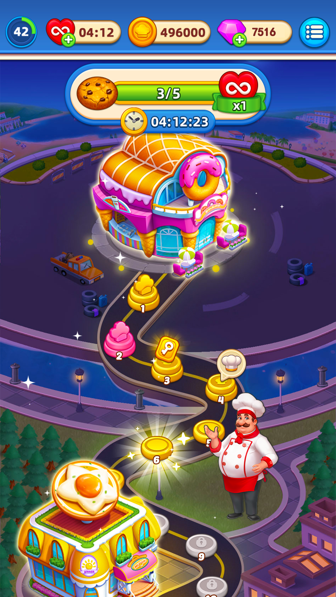 اسکرین شات 6 بازی Cooking World® Restaurant Game