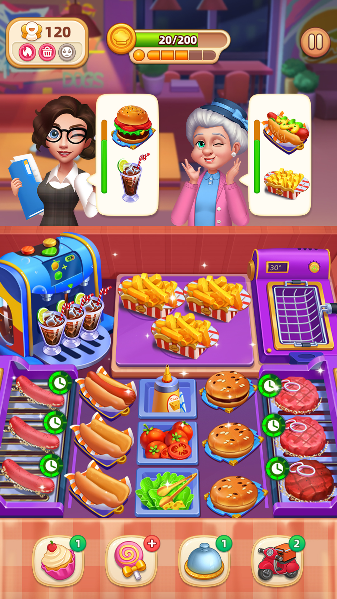 اسکرین شات 4 بازی Cooking World® Restaurant Game