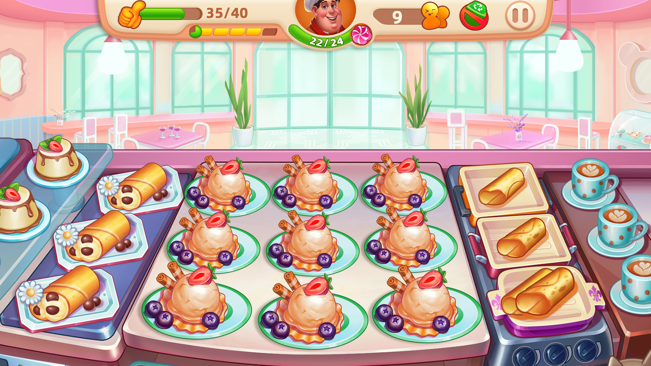 اسکرین شات 1 بازی Cooking Yummy-Restaurant Game