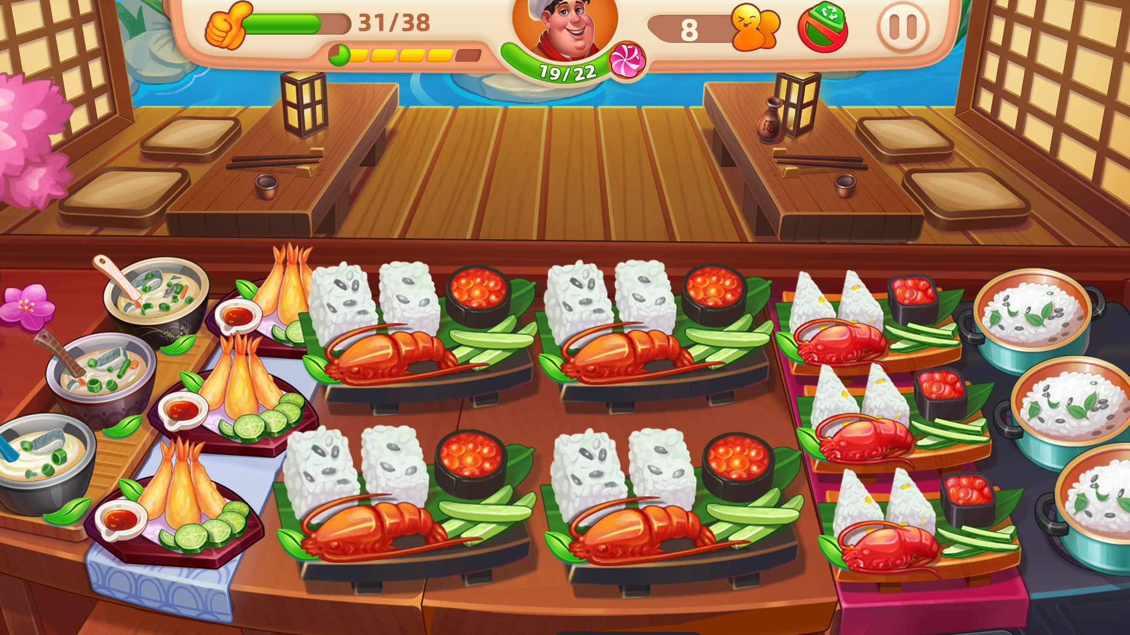 اسکرین شات 2 بازی Cooking Yummy-Restaurant Game