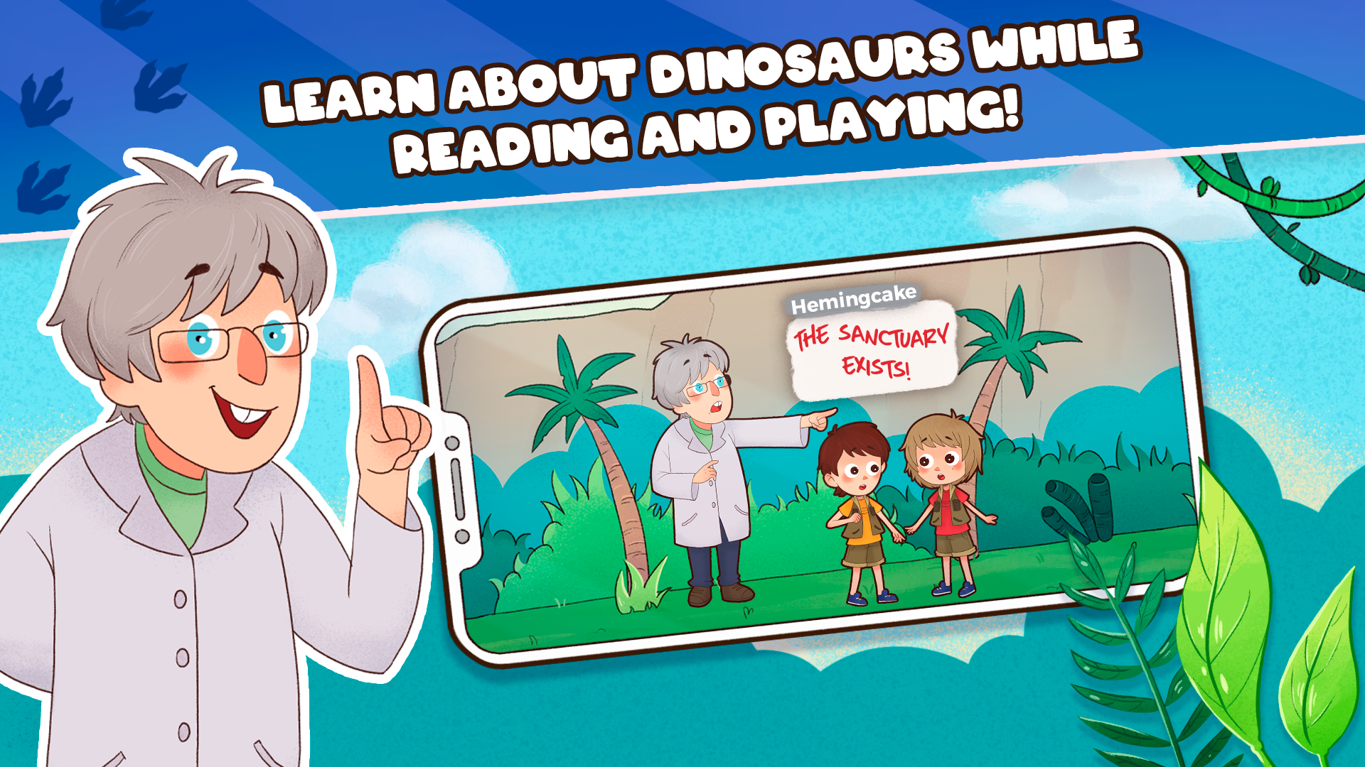 اسکرین شات 3 بازی Dani and Evan: Dinosaur books