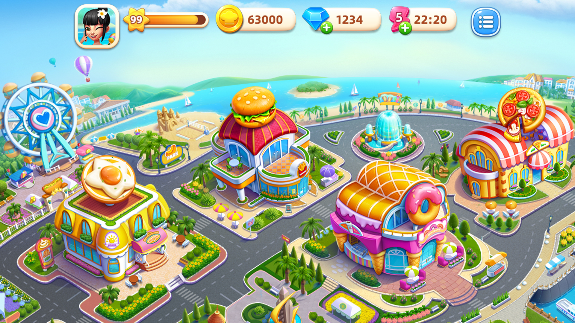 اسکرین شات 6 بازی Cooking City - Cooking Games