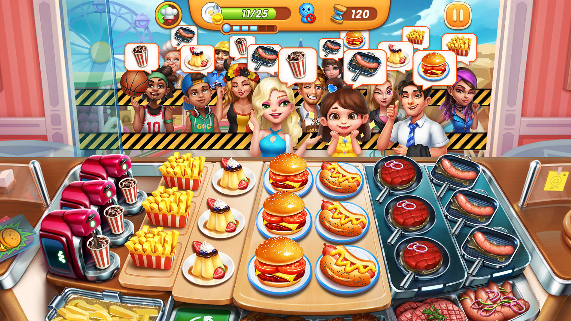 اسکرین شات 1 بازی Cooking City - Cooking Games