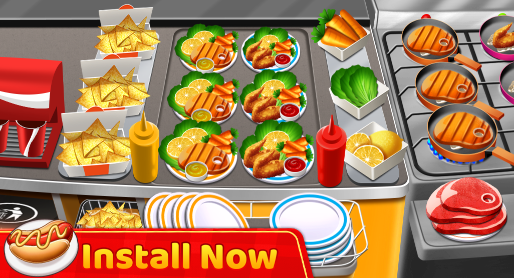 اسکرین شات 4 بازی Cooking Empire Games for Girls